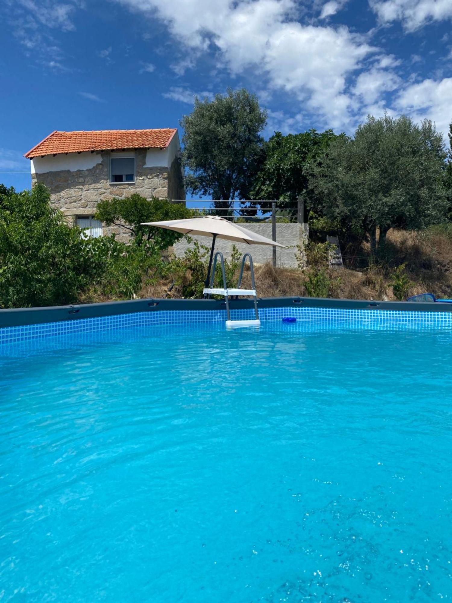 Villa Casa De Pedra Em Vinha No Dao Nelas Exterior foto